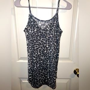 Boutique leopard print tank top